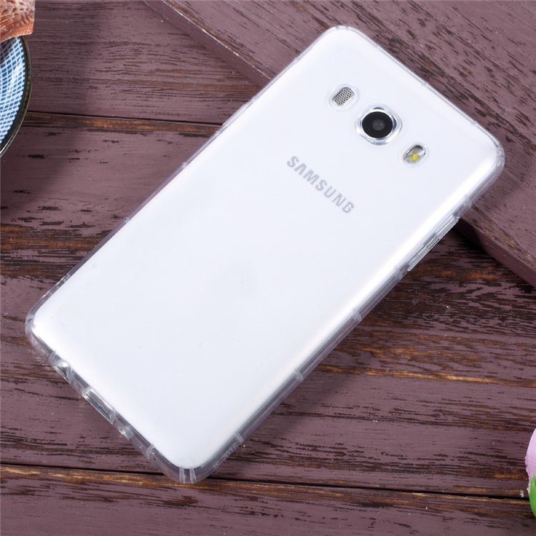 Drop-Proof Crystal Clear TPU Case Phone Cover for Samsung Galaxy J5 (2016) J510-1