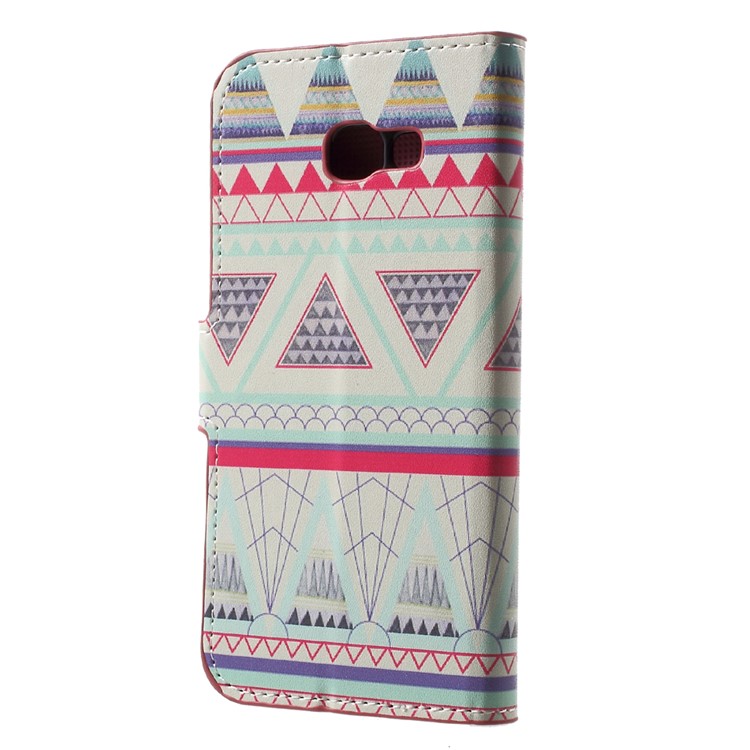 Wallet Leather Stand Case for Samsung Galaxy A5 (2017) - Geometric Pattern-2