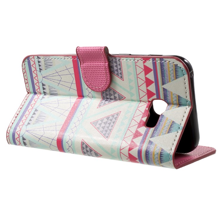 Wallet Leather Stand Case for Samsung Galaxy A5 (2017) - Geometric Pattern-3
