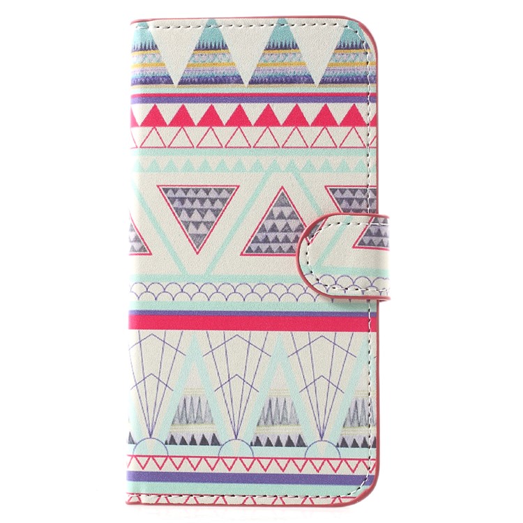 Wallet Leather Stand Case for Samsung Galaxy A5 (2017) - Geometric Pattern-4