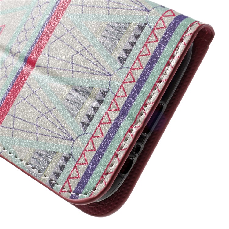 Wallet Leather Stand Case for Samsung Galaxy A5 (2017) - Geometric Pattern-9