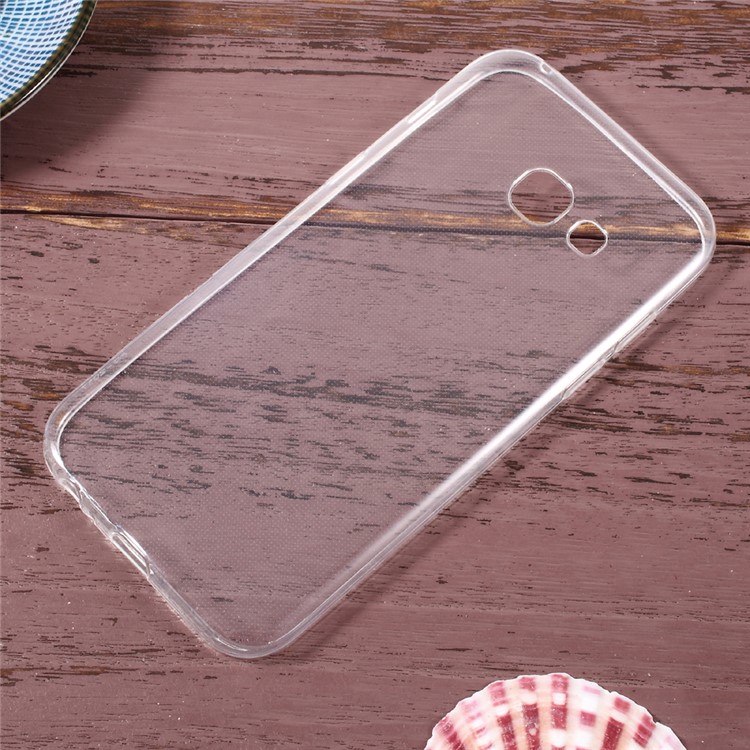 Ultra Thin Transparent TPU Gel Mobile Phone Case for Samsung Galaxy A3 (2017)-1