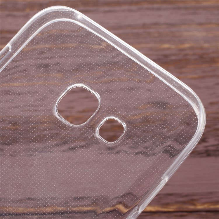 Ultra Thin Transparent TPU Gel Mobile Phone Case for Samsung Galaxy A3 (2017)-3