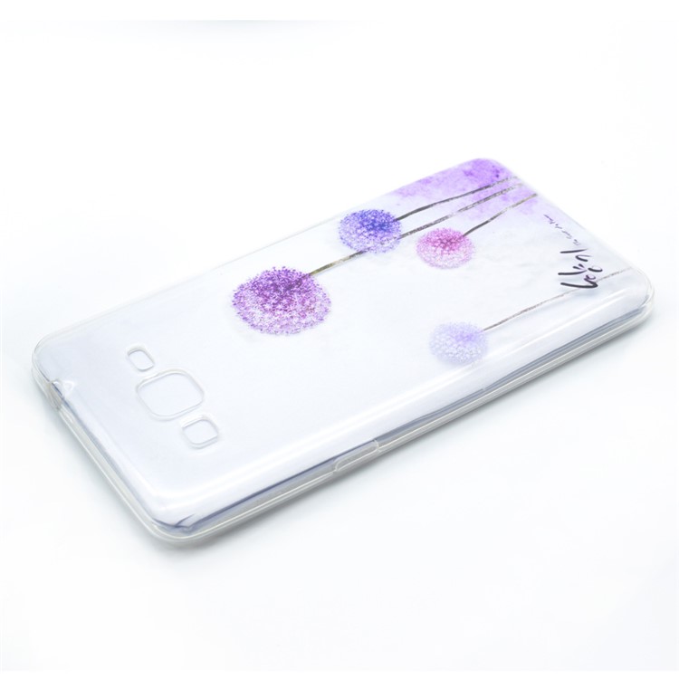 Pattern Printing TPU Gel Case para Samsung Galaxy J2 Prime / grande principal positivo / principal(2016) - Padrão Dandelions-3