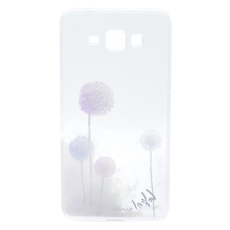 Pattern Printing TPU Gel Case para Samsung Galaxy J2 Prime / grande principal positivo / principal(2016) - Padrão Dandelions-4