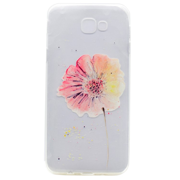 Pattern Printing TPU Case for Samsung Galaxy A7 (2017) - Vivid Flower-1