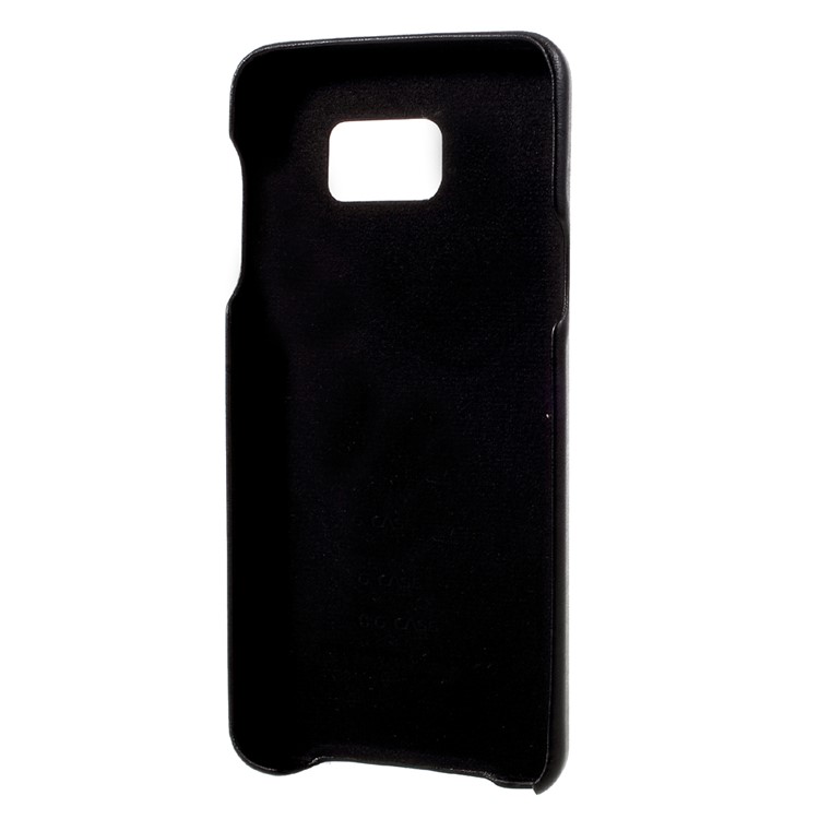 G-CASE Ostrich Texture Leather Coated PC Mobile Case for Samsung Galaxy Note5 N920 with Card Slot - Black-5
