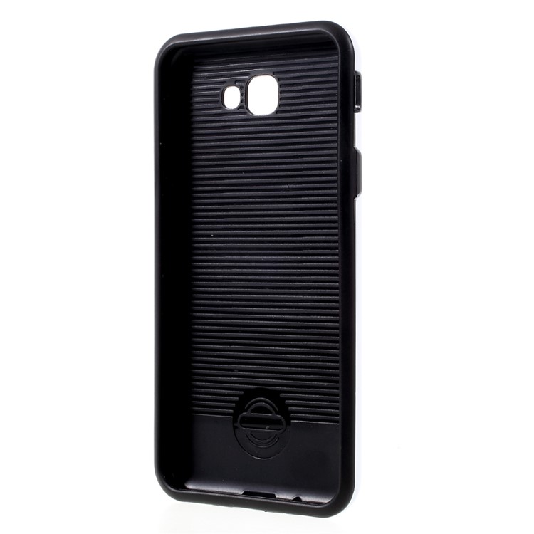 Brushed PC + TPU Combo Cell Phone Cover for Samsung Galaxy J5 Prime/On5 2016 - White-5