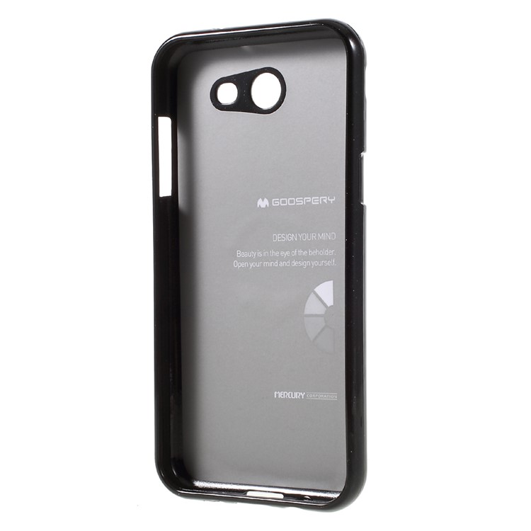 MERCURY GOOSPERY Glitter Powder Jelly TPU Case for Samsung Galaxy J3 (2017) - Black-3