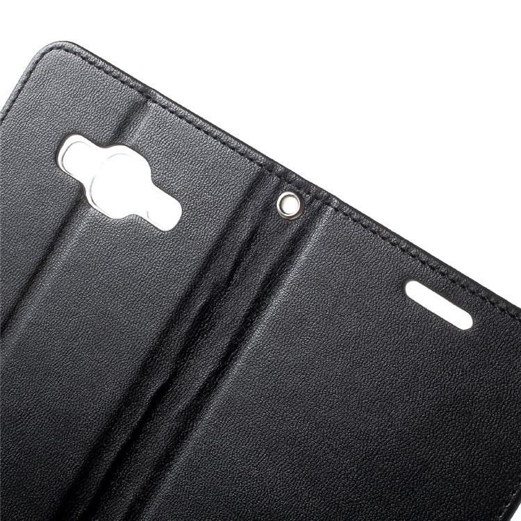 MERCURY GOOSPERY Bravo Diary Wallet Leather Case for Samsung Galaxy J2 Prime / Grand Prime Plus / Prime (2016) - Black-7