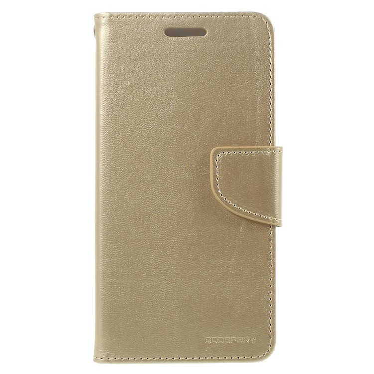 

MERCURY GOOSPERY Bravo Diary Leather Stand Shell for Samsung Galaxy J2 Prime / Prime (2016) - Gold, Galaxy J2 Prime