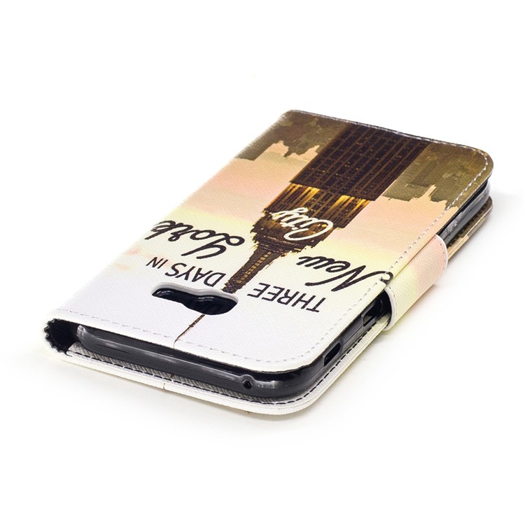 Patterned Leather Wallet Mobile Phone Cover for Samsung Galaxy A5 (2017) - New York City-6