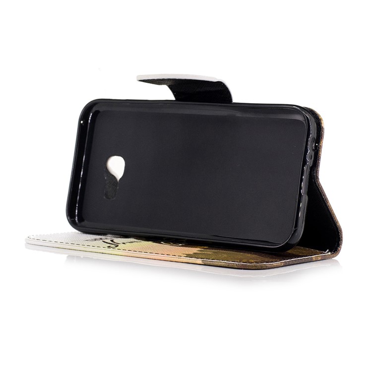 Patterned Leather Wallet Mobile Phone Cover for Samsung Galaxy A5 (2017) - New York City-8