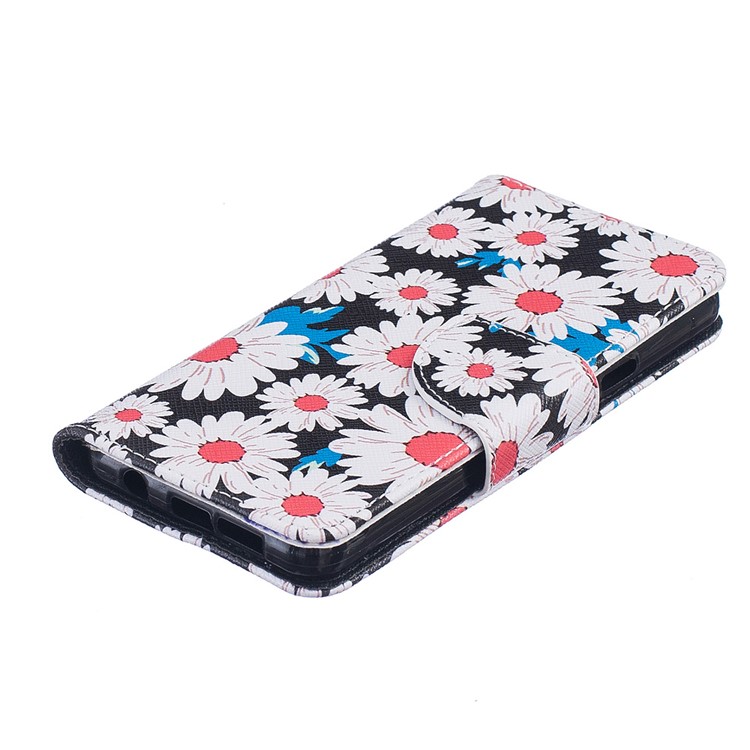 Wallet Leather Stand Case for Samsung Galaxy A3 SM-A310F (2016) - Daisy Flowers-6