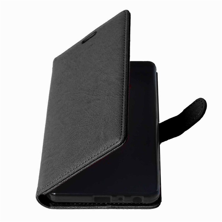PU Leather Phone Case with ID/Credit Card Slots for Samsung Galaxy On7 - Black-4