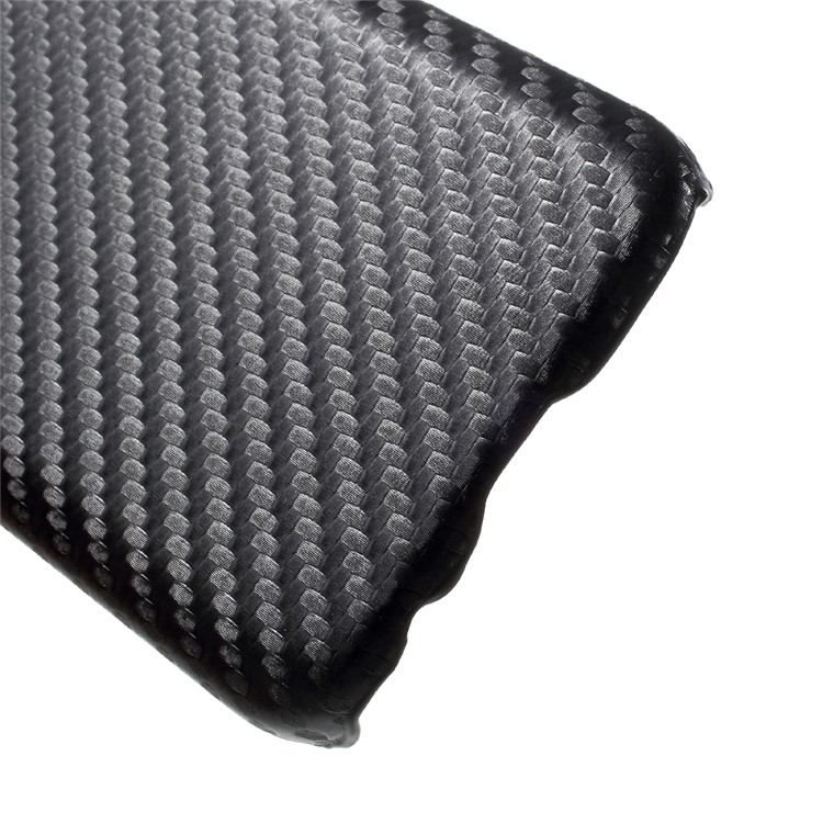 Carbon Fibre PU Leather Coated Hard Case for Samsung Galaxy A3 (2017)-4