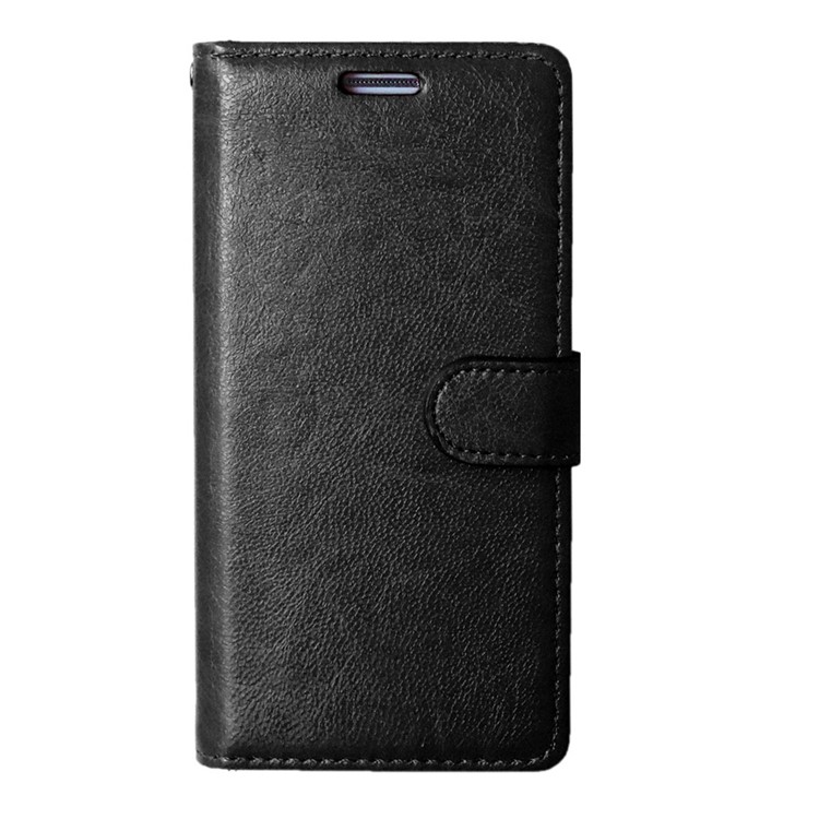 Crazy Horse Wallet Leather Stand Case for Samsung Galaxy A5 SM-A500F - Black-3