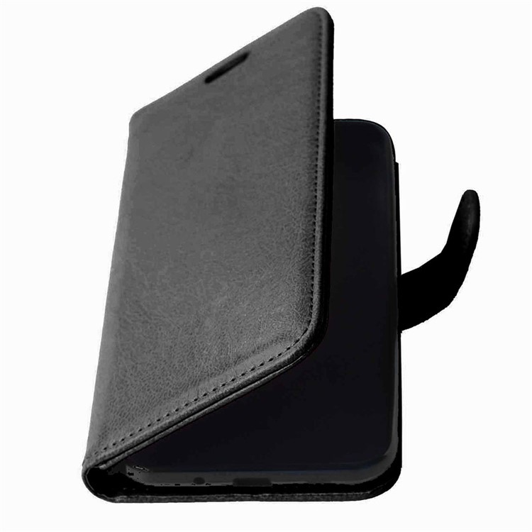 Solid Color Wallet Leather Phone Stand Case for Samsung Galaxy J3 (2016) / J3 - Black-4