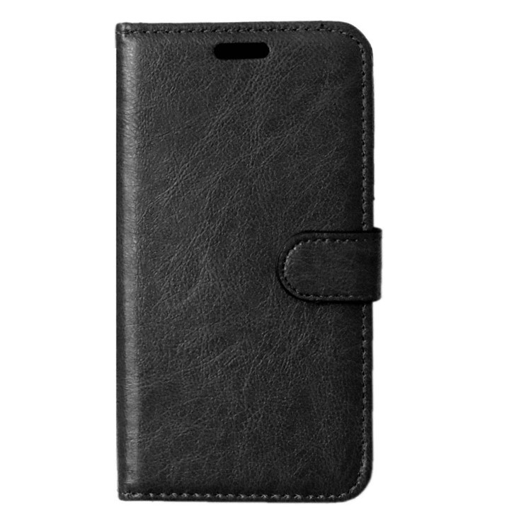 Crazy Horse 3 Card Slots Leather Phone Case for Samsung Galaxy J5 SM-J500F - Black-4