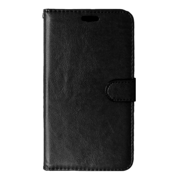 3 Card Slots Leather Flip Stand Phone Case for Samsung Galaxy J7 SM-J700F - Black-2