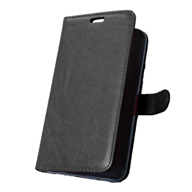3 Card Slots Leather Flip Stand Phone Case for Samsung Galaxy J7 SM-J700F - Black-7