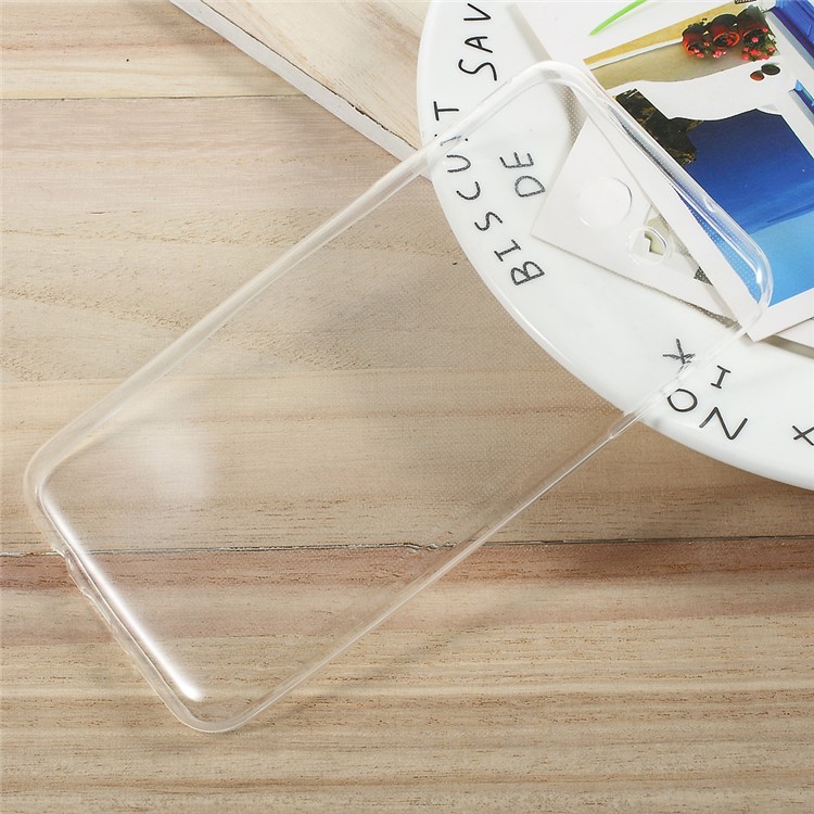 Anti-watermark Transparent TPU Mobile Phone Back Case for Samsung Galaxy J7 (2017)-2