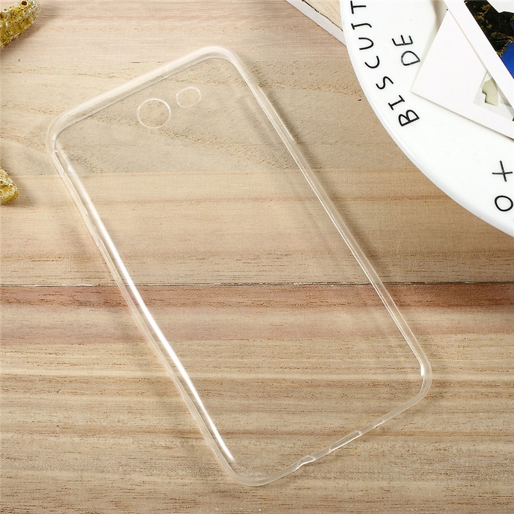 Anti-watermark Transparent TPU Mobile Phone Back Case for Samsung Galaxy J7 (2017)-3