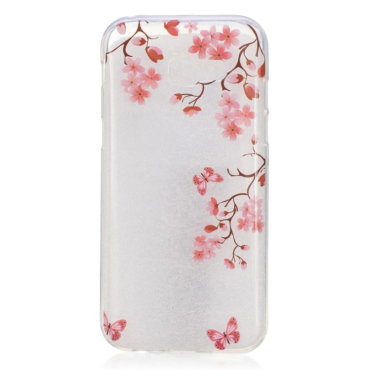 IMD Pattern Printing TPU Mobile Phone Case for Samsung Galaxy A3 (2017) - Blooming Flowers-1