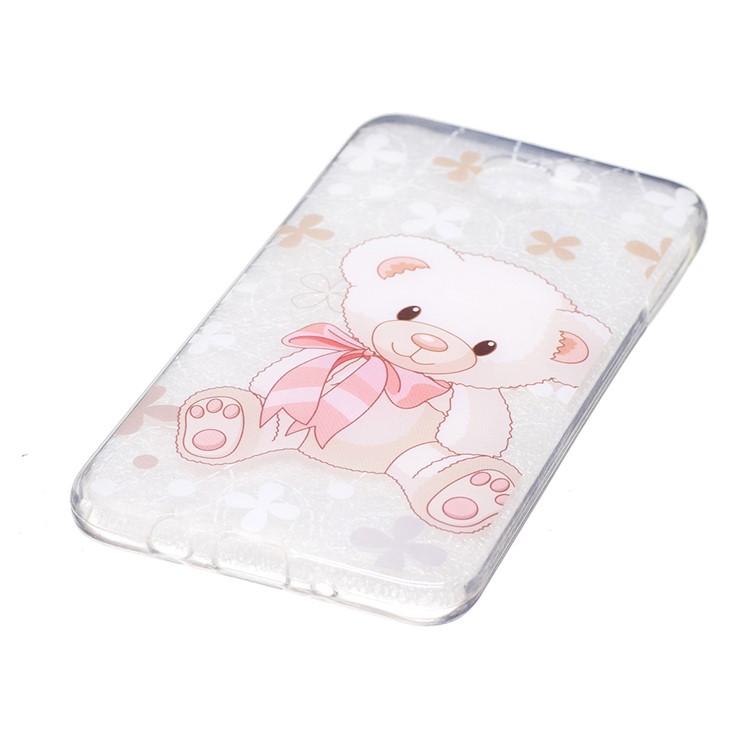 Pattern Printing IMD TPU Case for Samsung Galaxy J7 Prime/On7 2016 - Adorable Bear-2