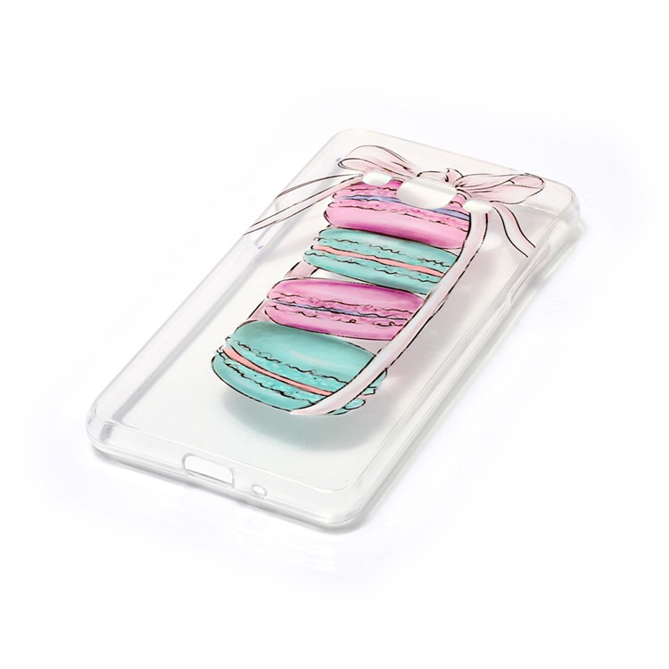 Clear TPU IMD Patterned Phone Case for Samsung Galaxy J3 Pro - Macarons-2