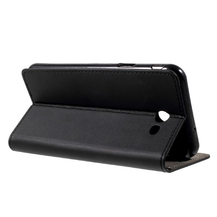 Phone Accessory Leather Wallet Stand Case for Samsung Galaxy J7 (2017) - Black-4