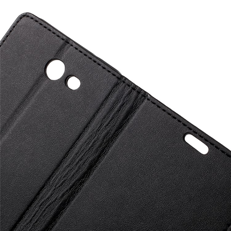 Phone Accessory Leather Wallet Stand Case for Samsung Galaxy J7 (2017) - Black-7