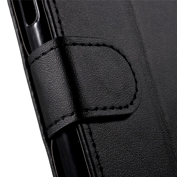 Phone Accessory Leather Wallet Stand Case for Samsung Galaxy J7 (2017) - Black-8