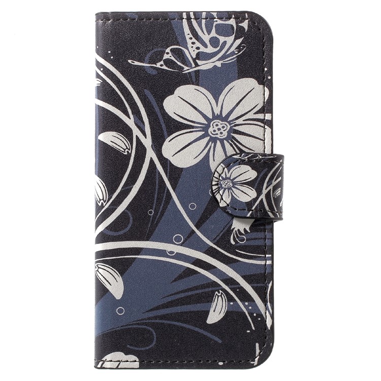 

Patterned Leather Wallet Stand Shell for Samsung Galaxy A3 (2017) - Butterfly Flower, Galaxy A3 (2017)