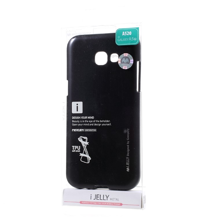 MERCURY GOOSPERY i JELLY Metallic TPU Case for Samsung Galaxy A5 (2017) - Black-6