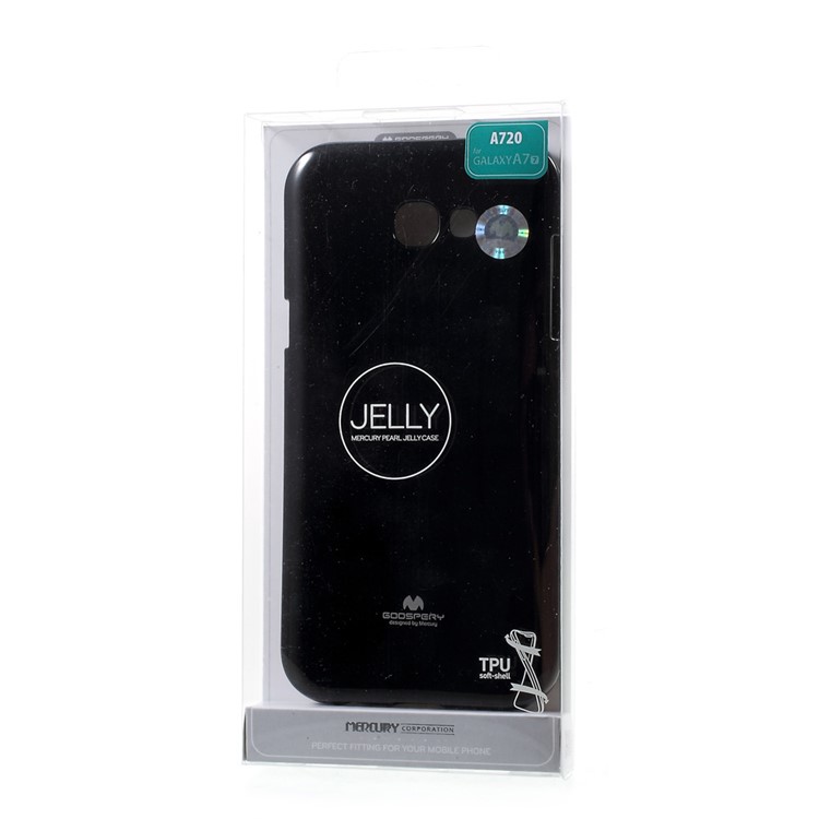 MERCURY GOOSPERY Glitter Powder Jelly TPU Case for Samsung Galaxy A5 (2017) - Black-8