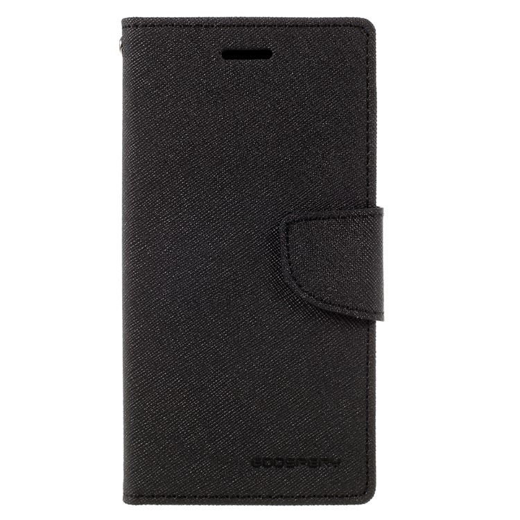 MERCURY GOOSPERY Fancy Diary Wallet Leather Mobile Case for Samsung Galaxy A3 (2017) - Black-3