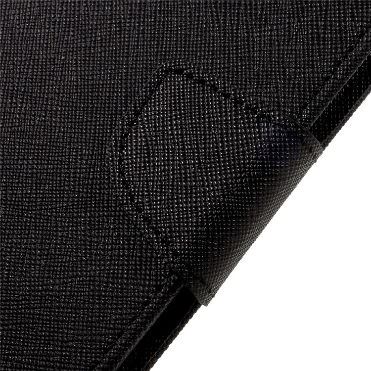 MERCURY GOOSPERY Fancy Diary Wallet Leather Mobile Case for Samsung Galaxy A3 (2017) - Black-9