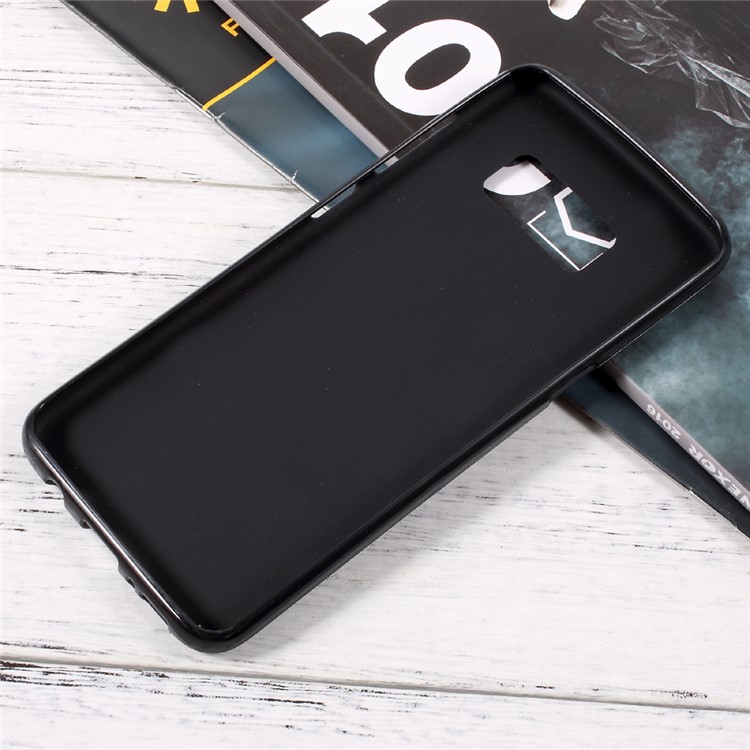 Matte Anti-fingerprint TPU Phone Case for Samsung Galaxy S8 - Black-2