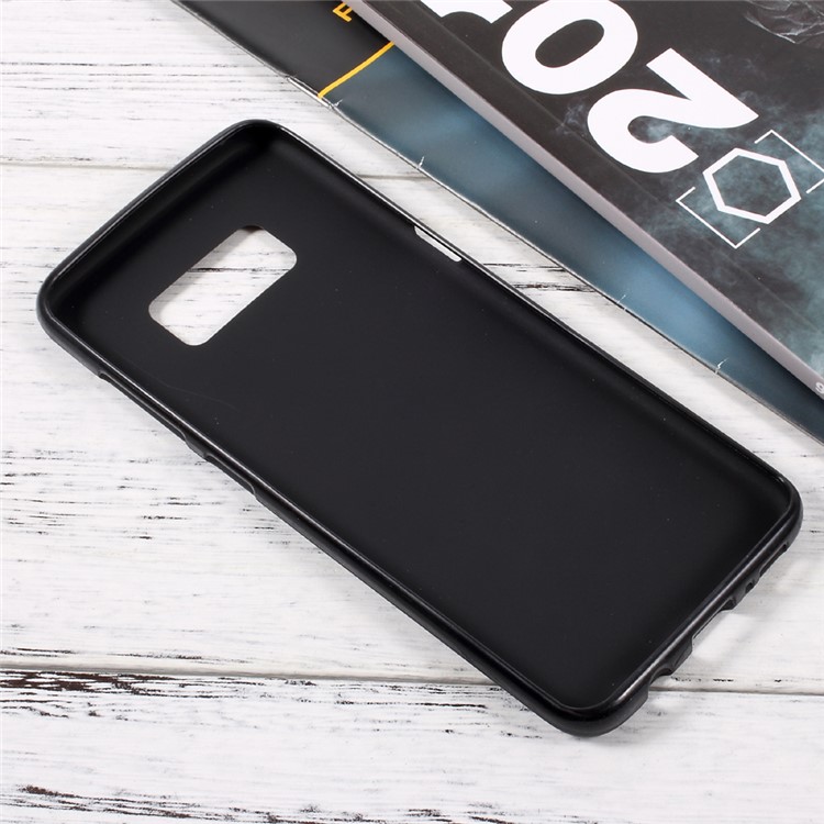 Matte Anti-fingerprint TPU Phone Case for Samsung Galaxy S8 - Black-5