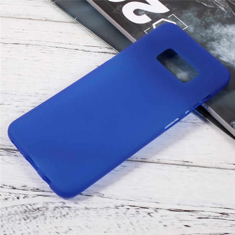 

Matte Anti-fingerprint TPU Cell Phone Accessory for Samsung Galaxy S8 - Blue, Galaxy S8
