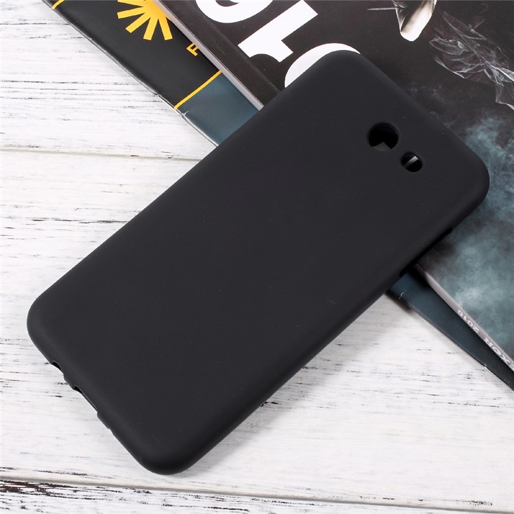 Double-sided Matte TPU Case for Samsung Galaxy J7 (2017) - Black-1