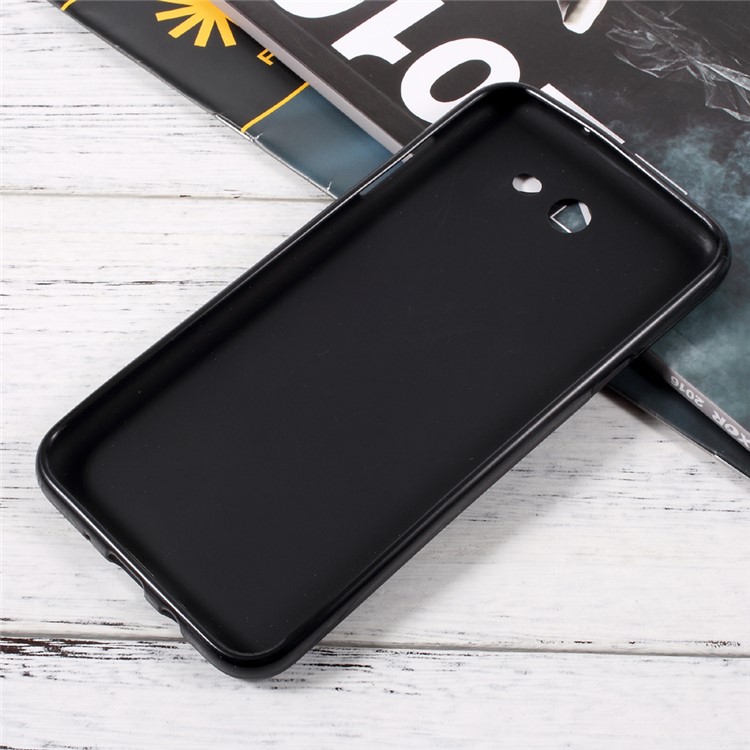 Double-sided Matte TPU Case for Samsung Galaxy J7 (2017) - Black-2