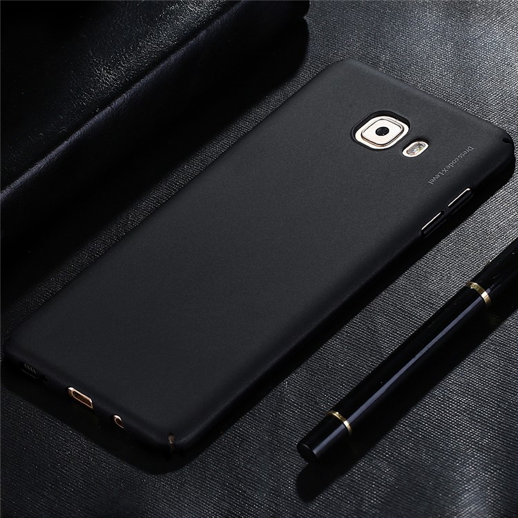 X-LEVEL Frosted PC Hard Phone Back Case for Samsung Galaxy C9 Pro - Black-3