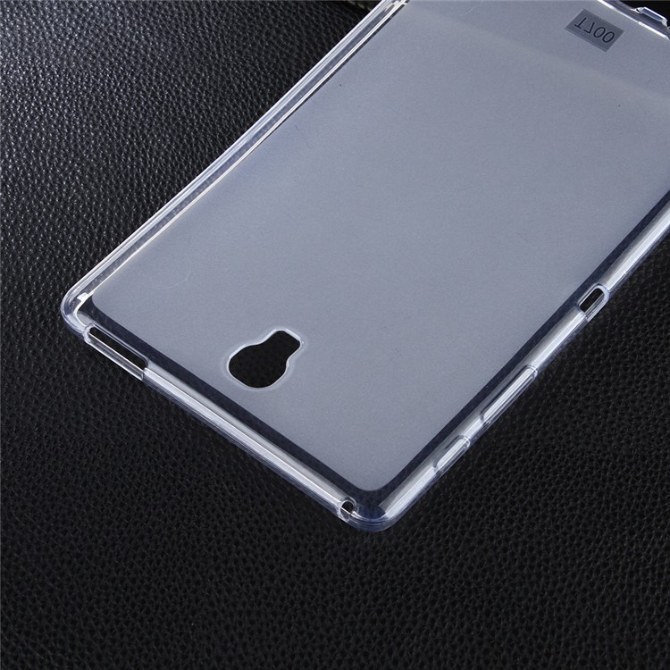 2-side Matte Flex TPU Tablet Cover for Samsung Galaxy Tab S 8.4 SM-T700 - Transparent-3
