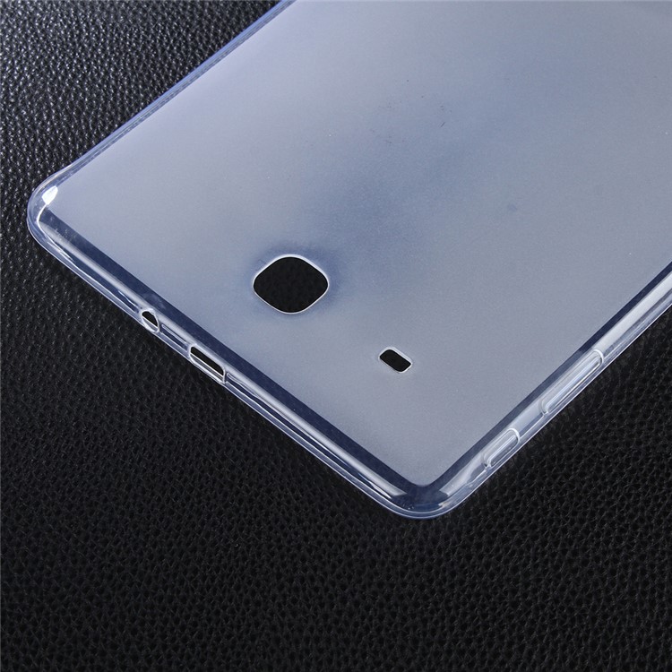 Two-side Matte Soft TPU Cover Case for Samsung Galaxy Tab E 9.6 T560 - Transparent-3