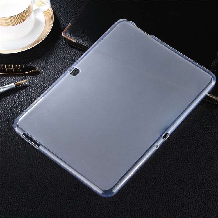 Double-sided Matte TPU Tablet Case for Samsung Galaxy Tab 4 10.1 T530 - Transparent-1
