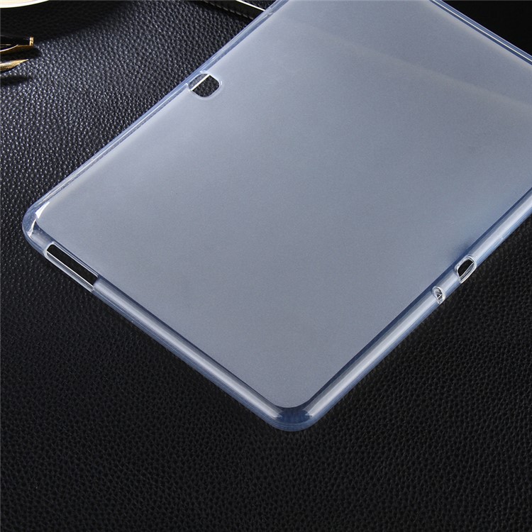 Double-sided Matte TPU Tablet Case for Samsung Galaxy Tab 4 10.1 T530 - Transparent-2