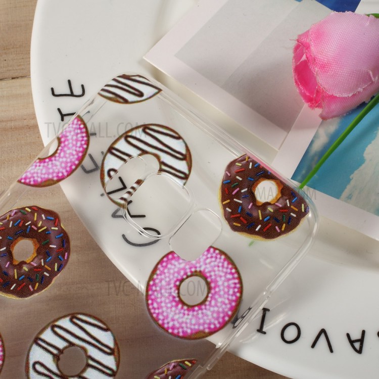Ultra Thin Patterned TPU Gel Cover for Samsung Galaxy S8 - Doughnuts-5