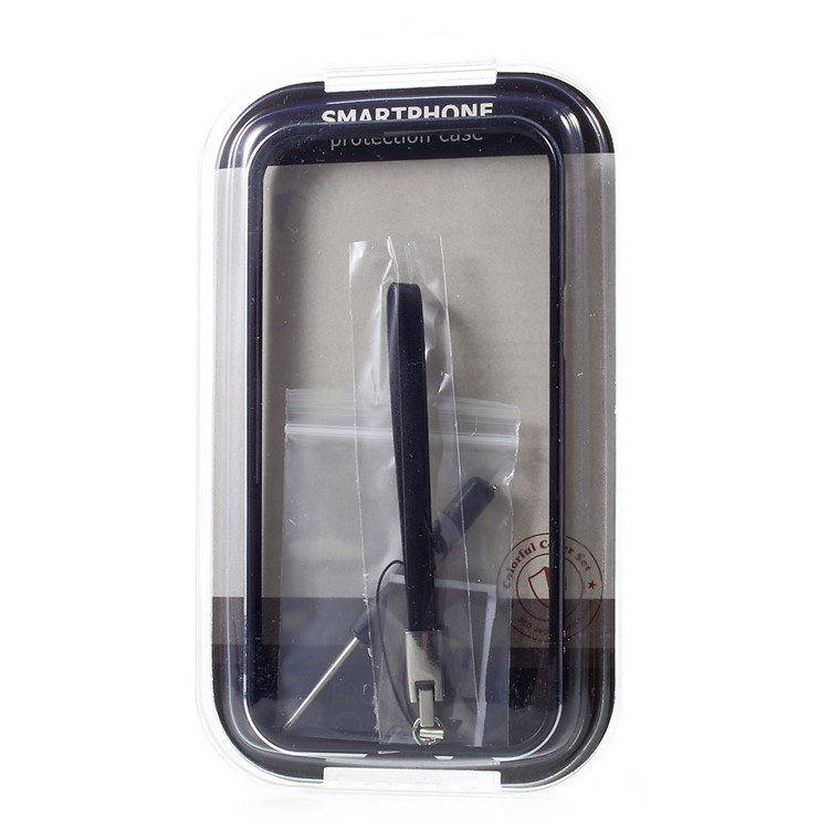 For Samsung Galaxy A7 (2017) A720 Plated Aluminium Alloy Bumper with Screw Lock - Black-10